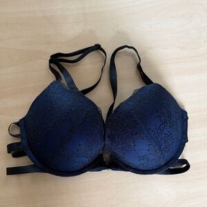 Victoria's Secret Midnight Blue Lace Bra